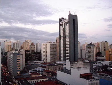 Vista do coworking do escritório em Campinas